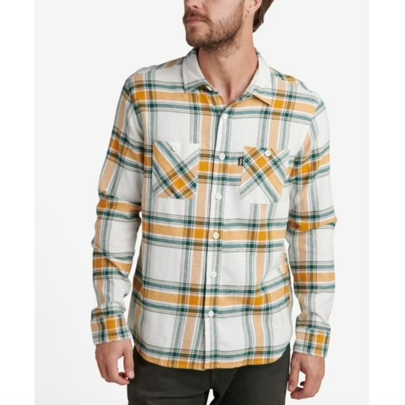 Reef Vaughn Long Sleeve Flannel Shirt, marshmallow multi - Picture 2 of 8
